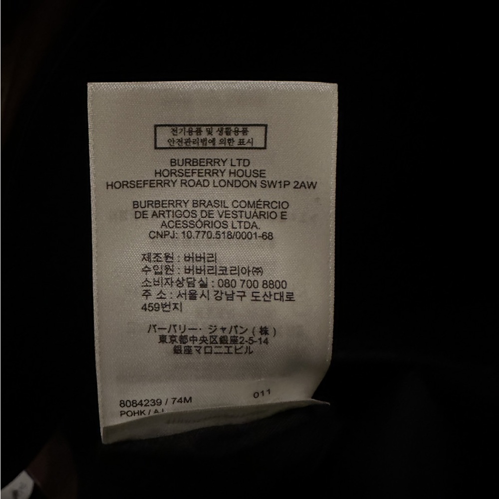 Woman’s Burberry Hillington Black Trench Coat with Signature Plaid Lining US 6 - Picture 14 of 15